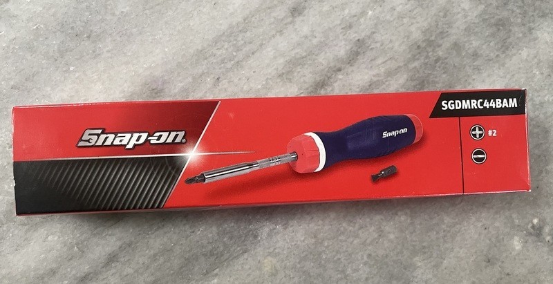 NEW Snap-On Red/White/Blue 250th Anniversary Ratcheting Screwdriver SGDMRC44BAM NEW Snap-On Red/White/Blue 250th Anniversary Ratcheting Screwdriver SGDMRC44BAM