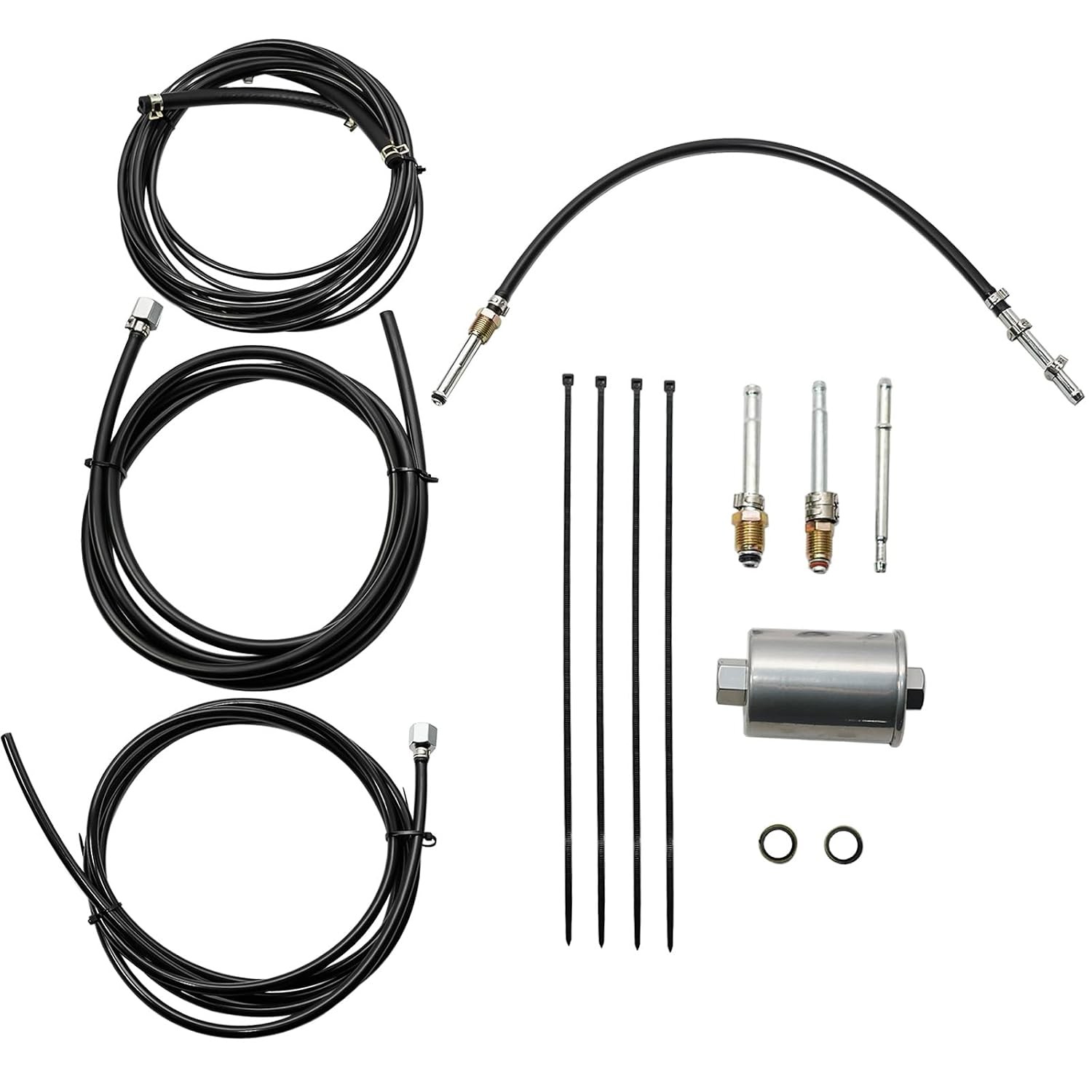 Complete Nylon Fuel Line Kit for 1988-1997 Chevy GMC Trucks Compatible with Complete Nylon Fuel Line Kit for 1988-1997 Chevy GMC Trucks Compatible with