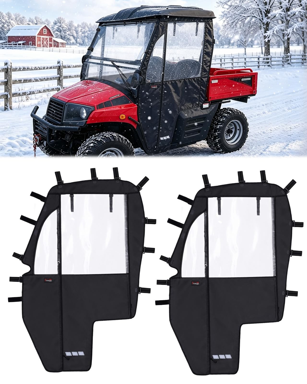 Soft Door Enclosure for Hisun Massimo Coleman 400 UTV