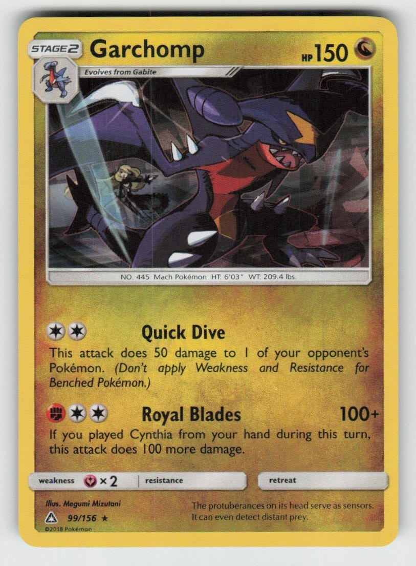 Garchomp (Cracked Ice Holo) 99/156 Rare Deck Exclusives Near Mint Garchomp (Cracked Ice Holo) 99/156 Rare Deck Exclusives Near Mint