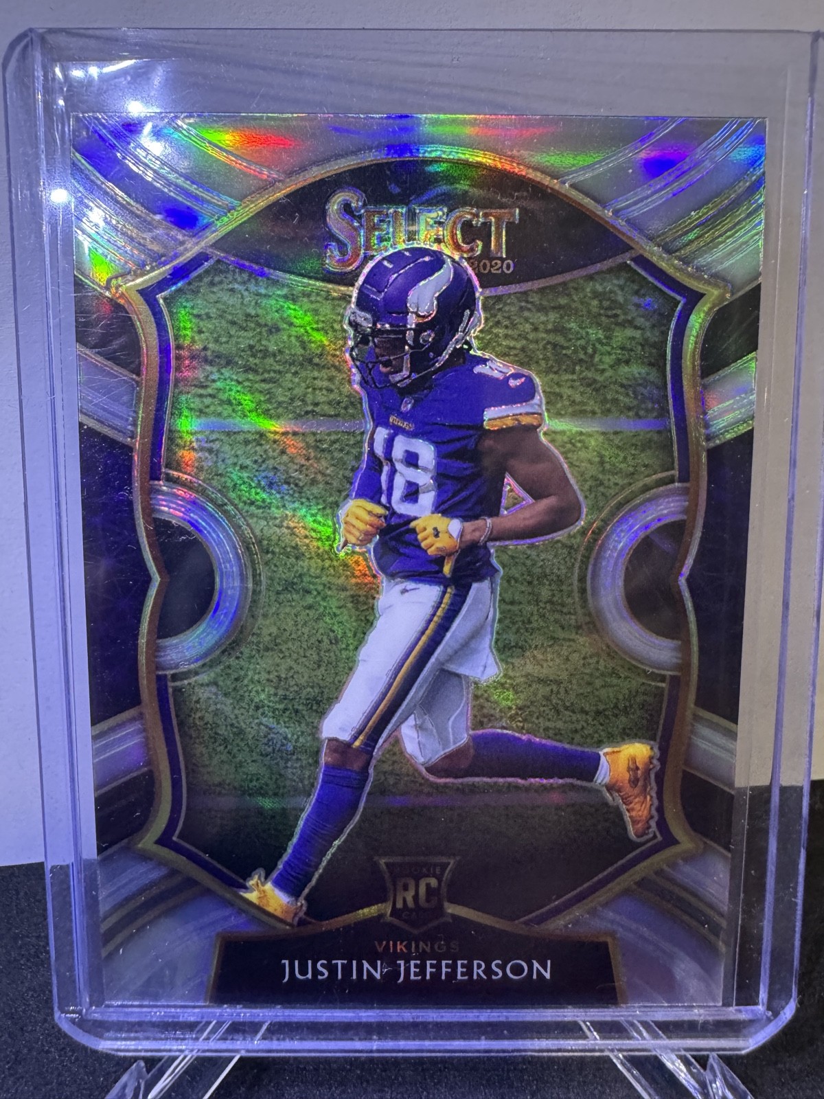 2020 Panini Select - Concourse Justin Jefferson #61 Silver Prizm (RC) 2020 Panini Select - Concourse Justin Jefferson #61 Silver Prizm (RC)