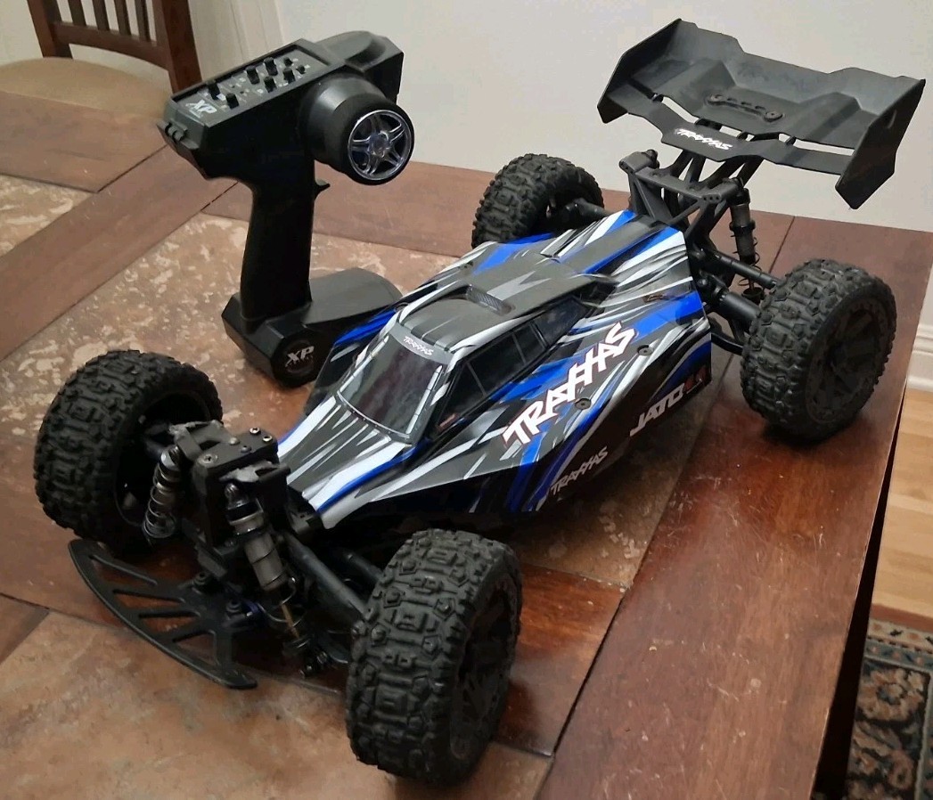 Traxxas Jato 3S 1/8 4x4 Buggy RTR Castle SW4 Brushless TiN Shocks CUSTOM & XLNT