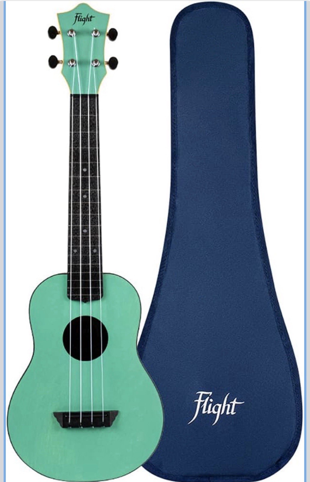 Flight TUS-35 Travel Soprano Ukulele Light Blue Flight TUS-35 Travel Soprano Ukulele Light Blue