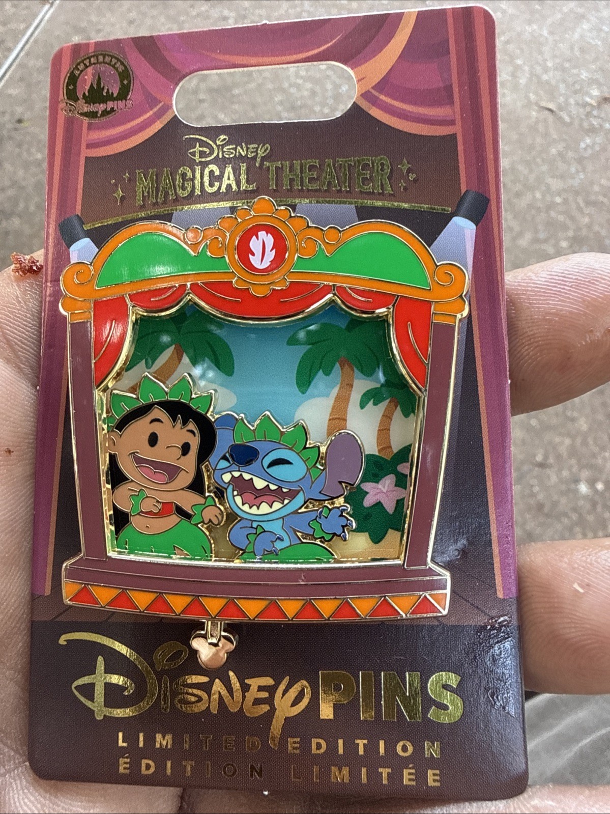 Disney Parks 2026 Magical Theater Lilo And Stitch Slider LE Pin New Disney Parks 2026 Magical Theater Lilo And Stitch Slider LE Pin New