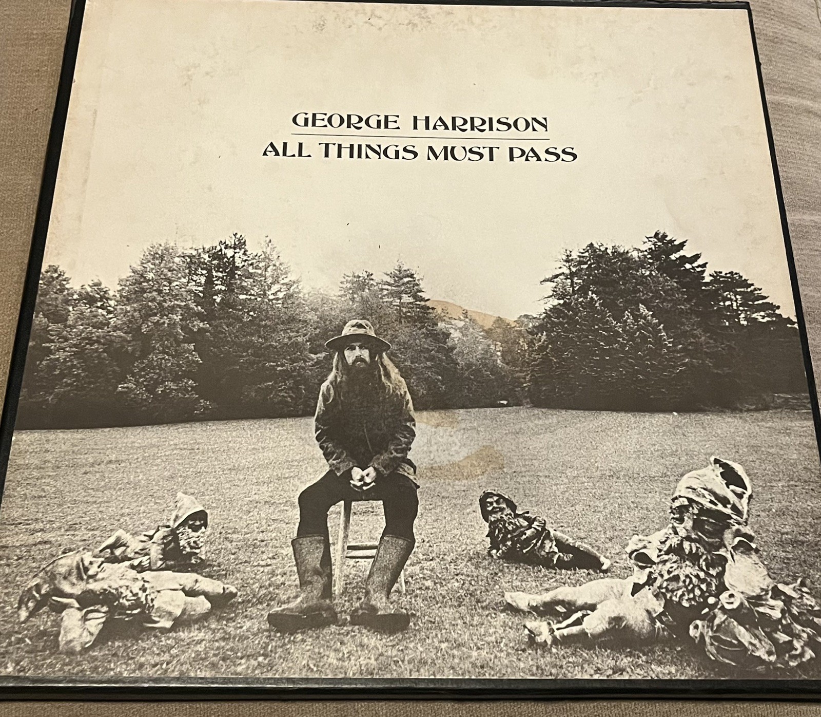 George Harrison All Things Must Pass 3 LP box Set Apple W/poster VG/EX STCH-639 George Harrison All Things Must Pass 3 LP box Set Apple W/poster VG/EX STCH-639