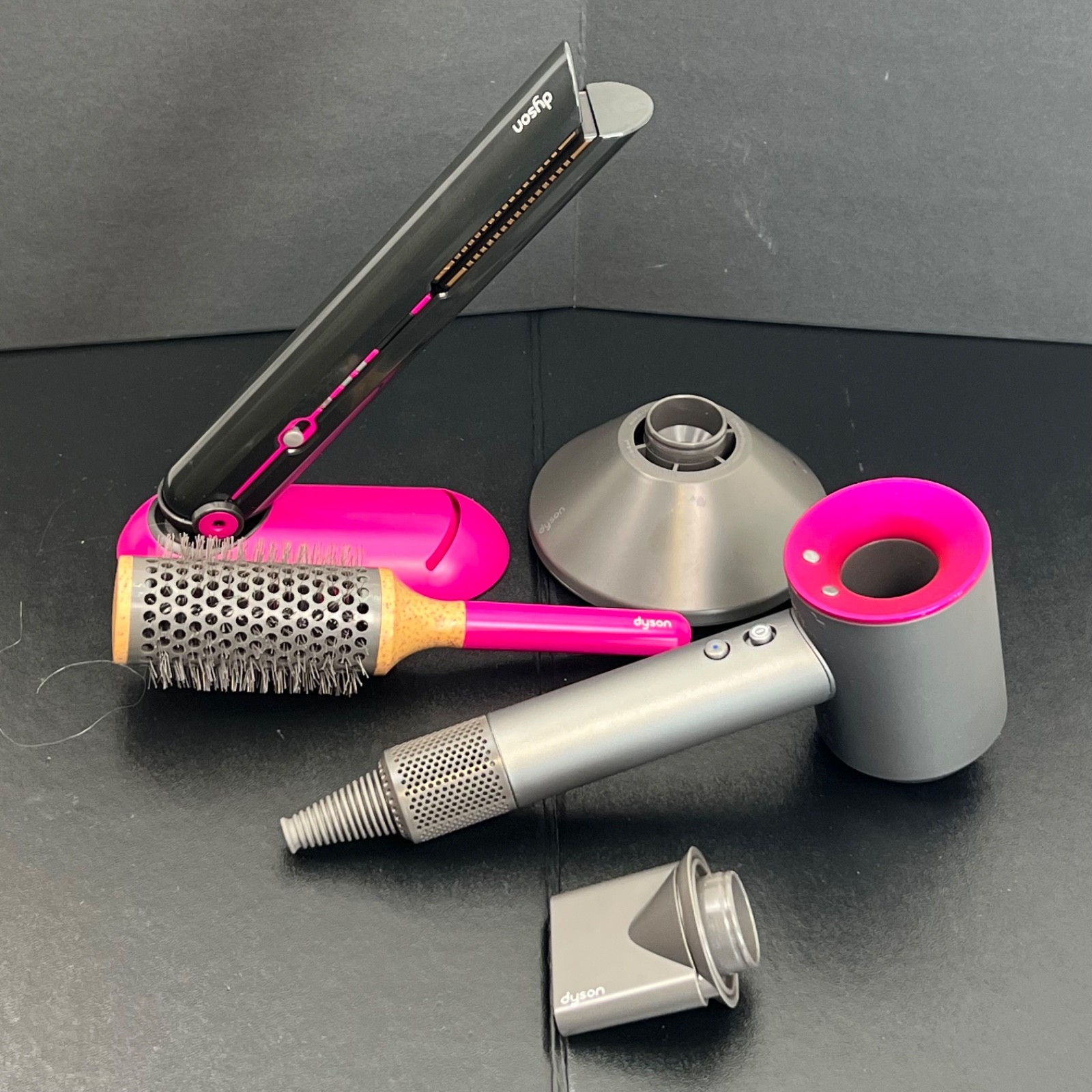 Casdon Dyson Supersonic Corrale Toy Hair Dryer Straightener Set Tested