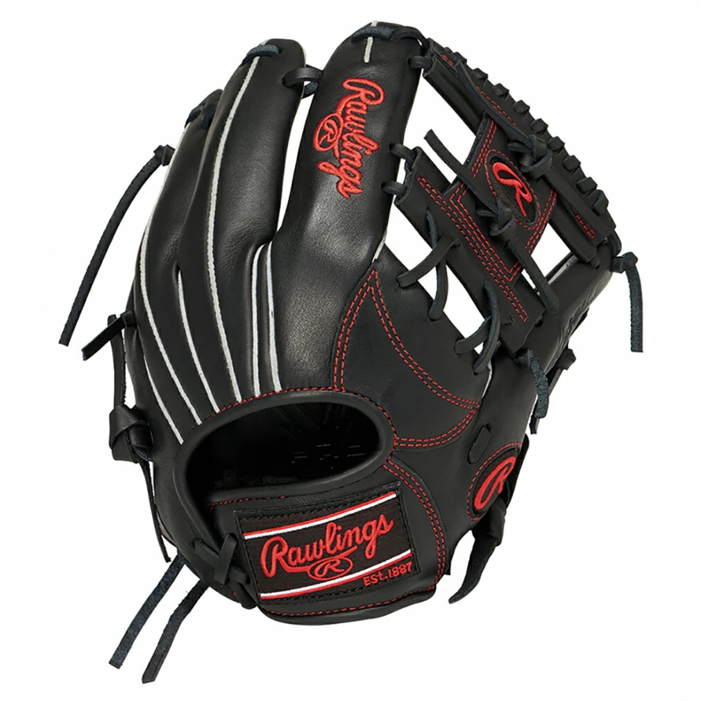 Rawlings Hyper Tech R9 Series GJ5R9N6L-B Natural Leather Black 11.5\