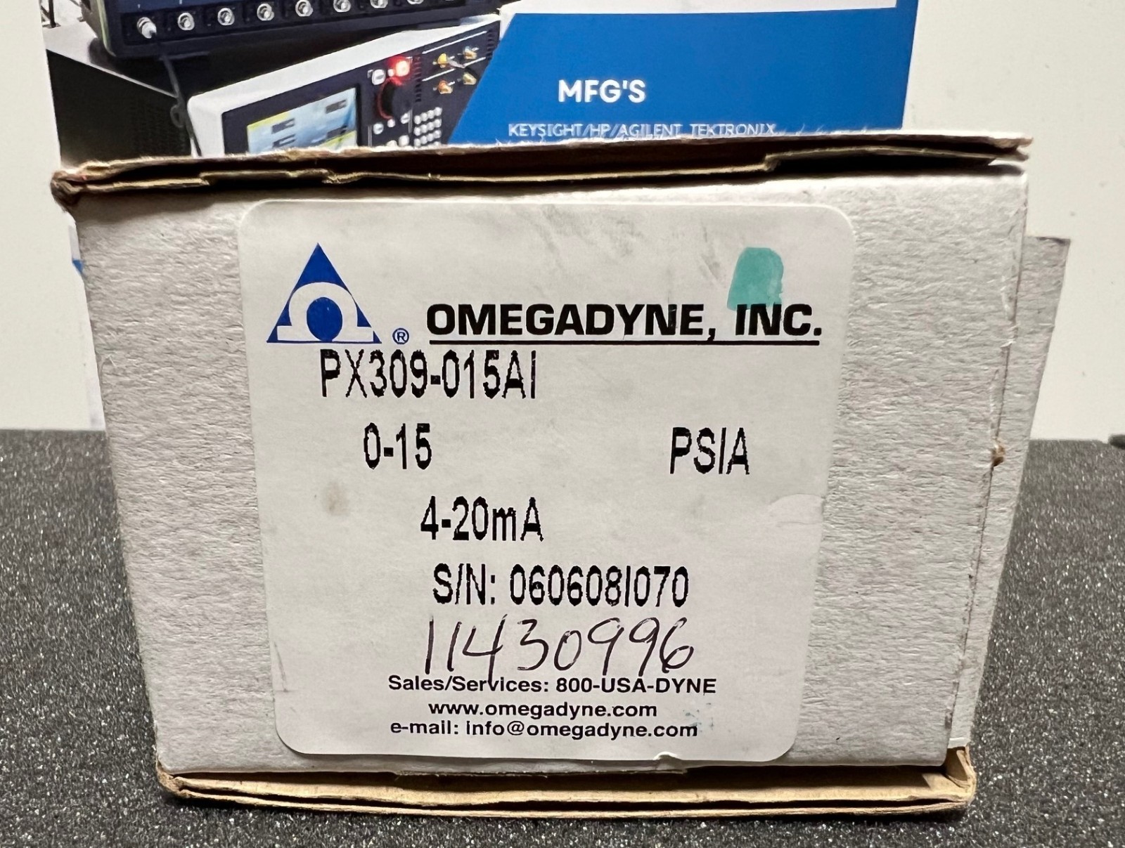 OMEGA OMEGADYNE PX309-015AI PRESSURE TRANSMITTER, ABSOLUTE NPT MALE 0 psi, 15psi OMEGA OMEGADYNE PX309-015AI PRESSURE TRANSMITTER, ABSOLUTE NPT MALE 0 psi, 15psi