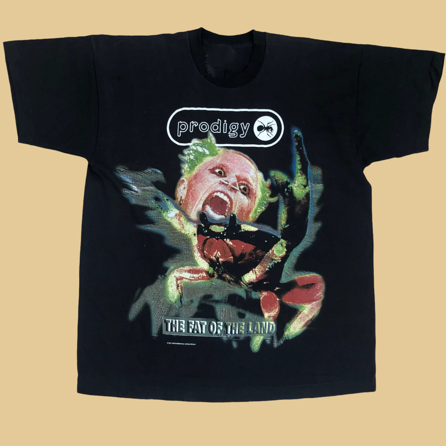 Vtg 1997 PRODIGY THE FAT OF THE LAND All Size Black Unisex Shirt HE819 Vtg 1997 PRODIGY THE FAT OF THE LAND All Size Black Unisex Shirt HE819