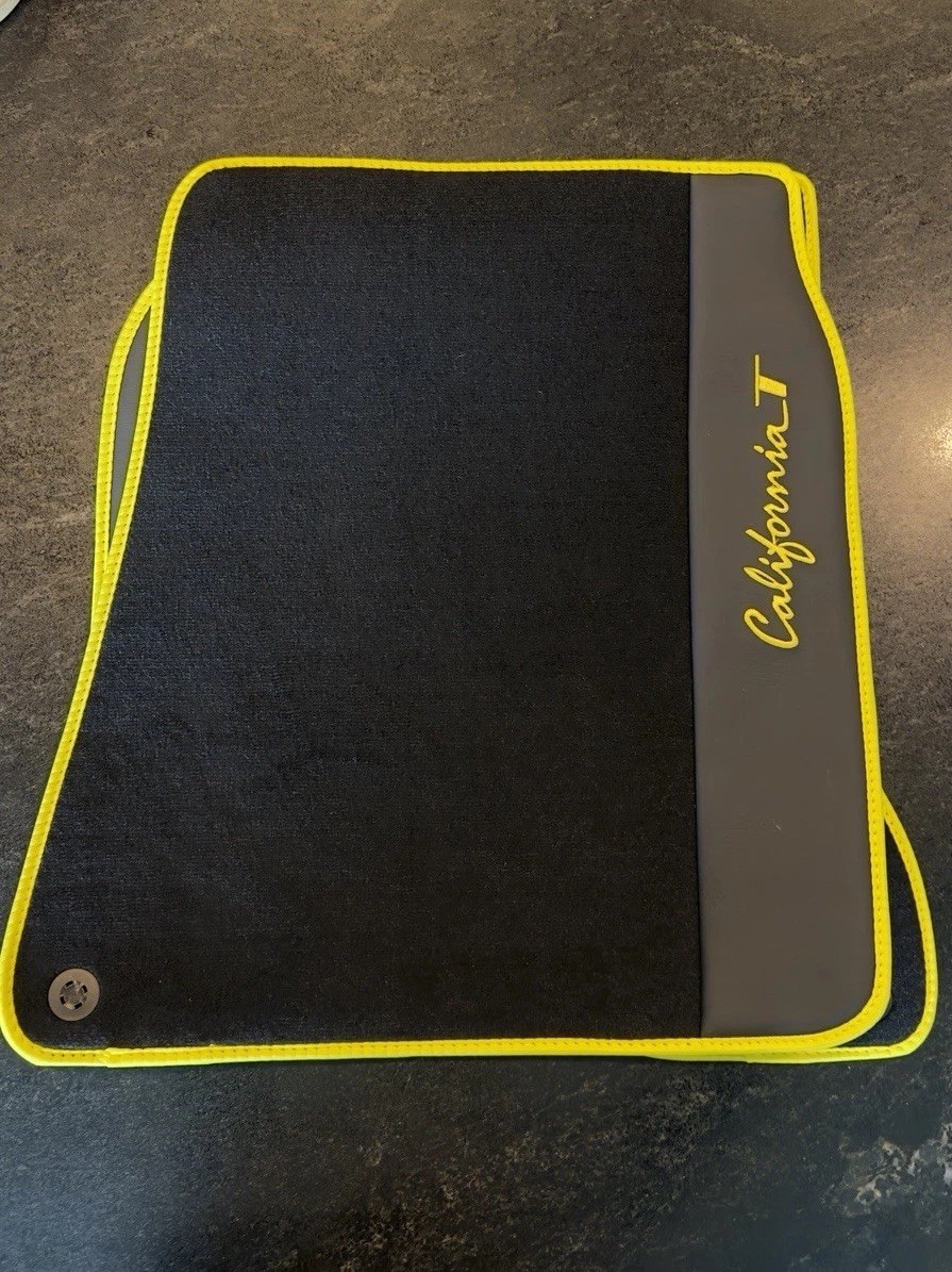Ferrari California T Front Floor Mats NEW by AutoWin Ferrari California T Front Floor Mats NEW by AutoWin