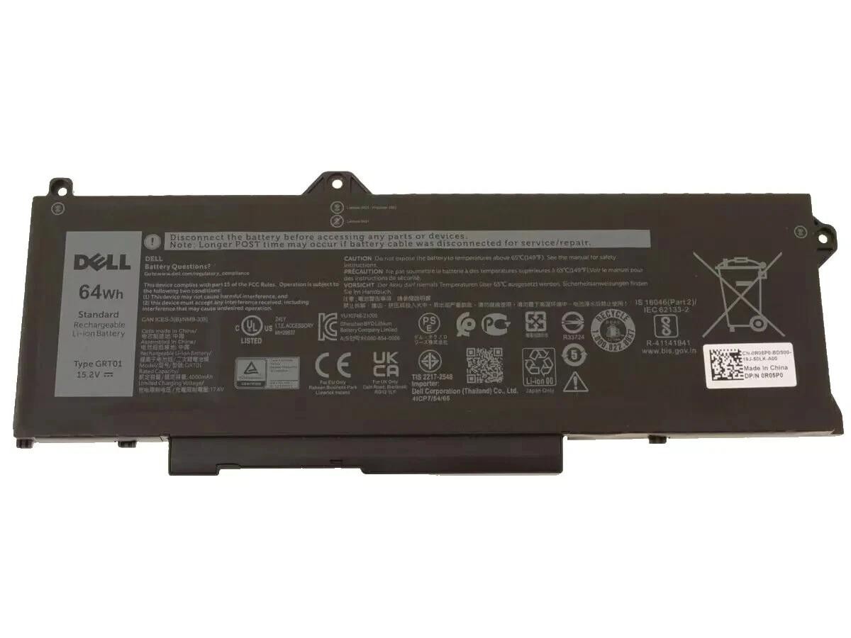 Genuine 64WH Dell Latitude 5421 5431 5521 Precision 3561 3571 3470 GRT01 Battery