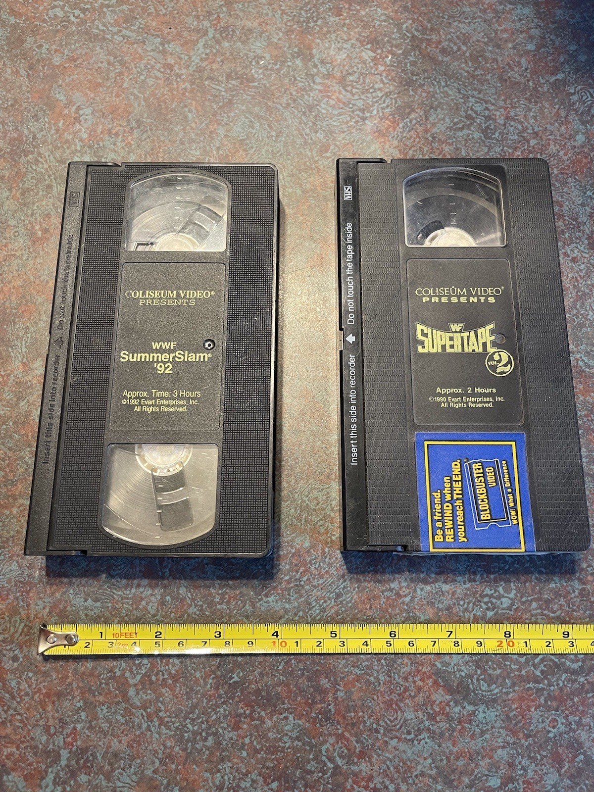 Vintage RARE WWF Supertape Vol. 2 VHS 1990 & Summer slam 92 Set Of 2 Movies WWE Vintage RARE WWF Supertape Vol. 2 VHS 1990 & Summer slam 92 Set Of 2 Movies WWE