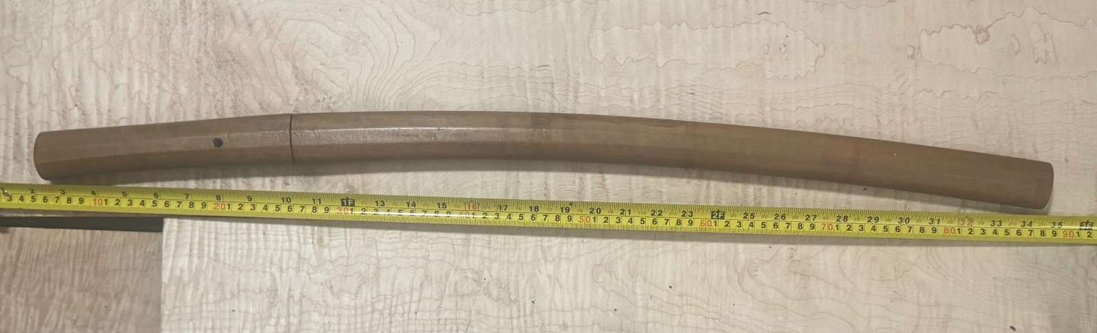Authentic JAPANESE SAMURAI WAKAZASHI Early EDO Period 1673 Tang Signed上野守吉国