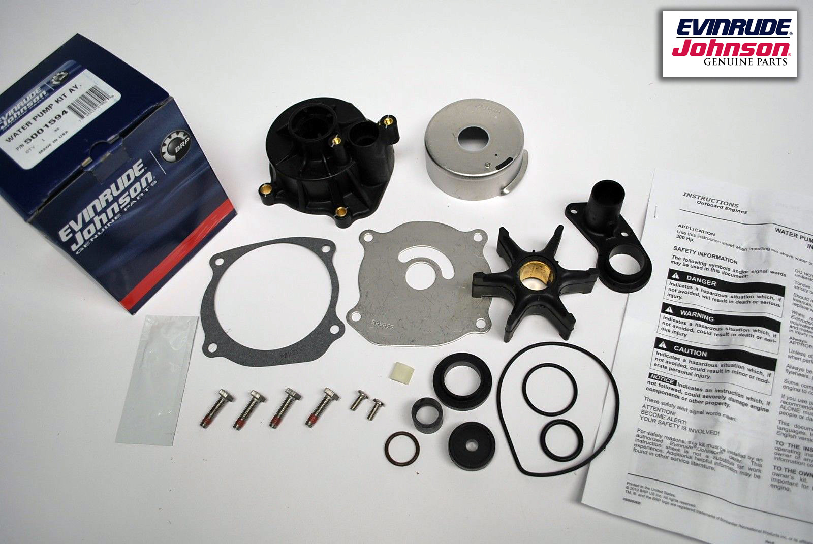 OEM New Johnson Evinrude Water Pump Kit 5001594 BRP/OMC OEM New Johnson Evinrude Water Pump Kit 5001594 BRP/OMC