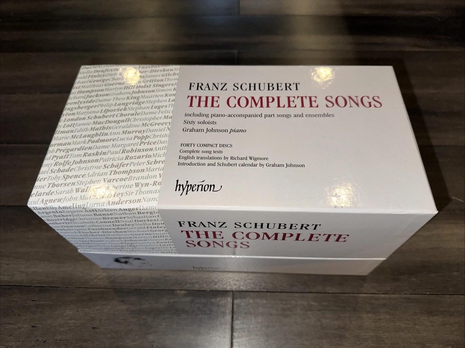 Franz Schubert The Complete Songs - 40 Disc Set - Hyperion - With Book Franz Schubert The Complete Songs - 40 Disc Set - Hyperion - With Book