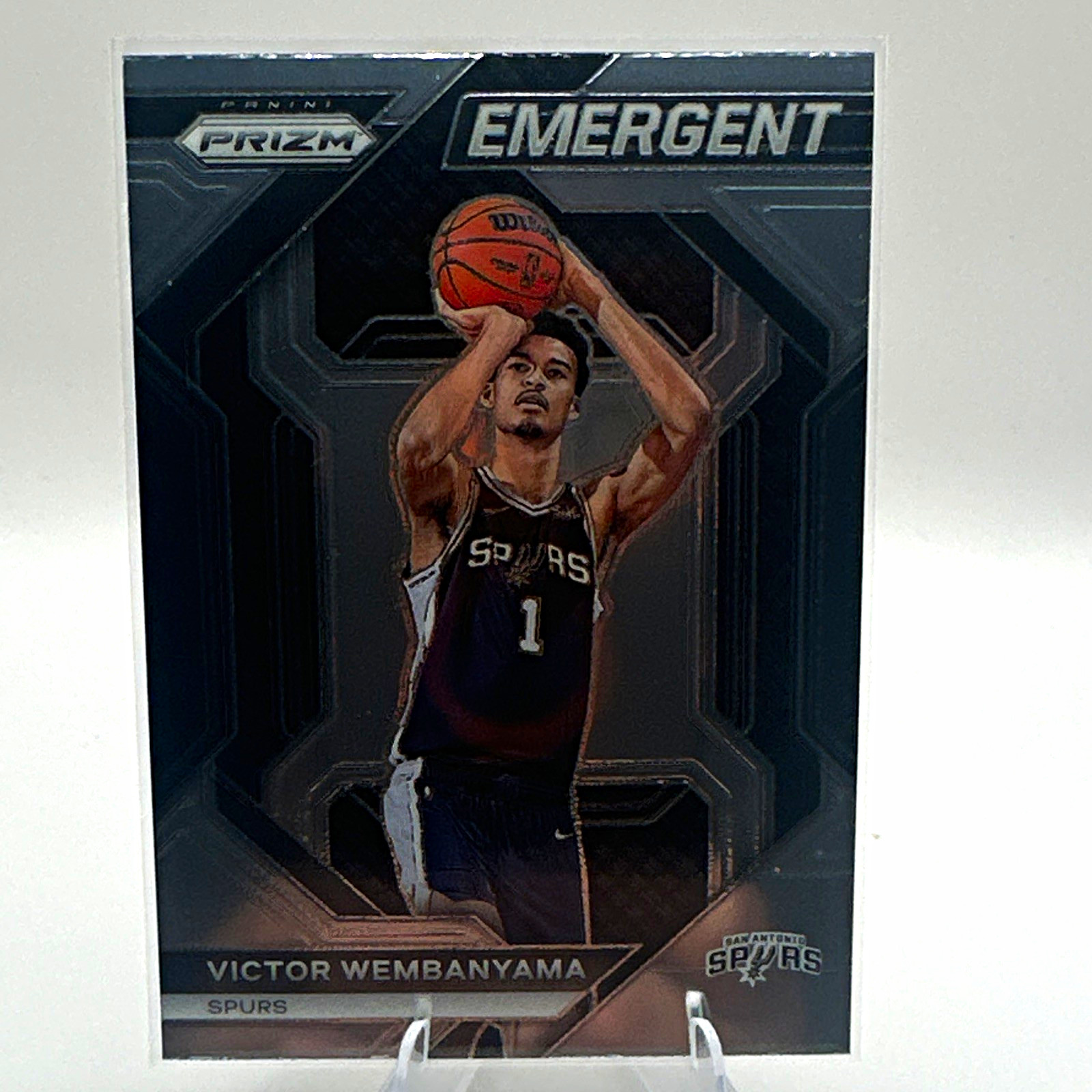 2023-24 Panini Prizm Victor Wembanyama Emergent Rookie #12 Spurs 2023-24 Panini Prizm Victor Wembanyama Emergent Rookie #12 Spurs