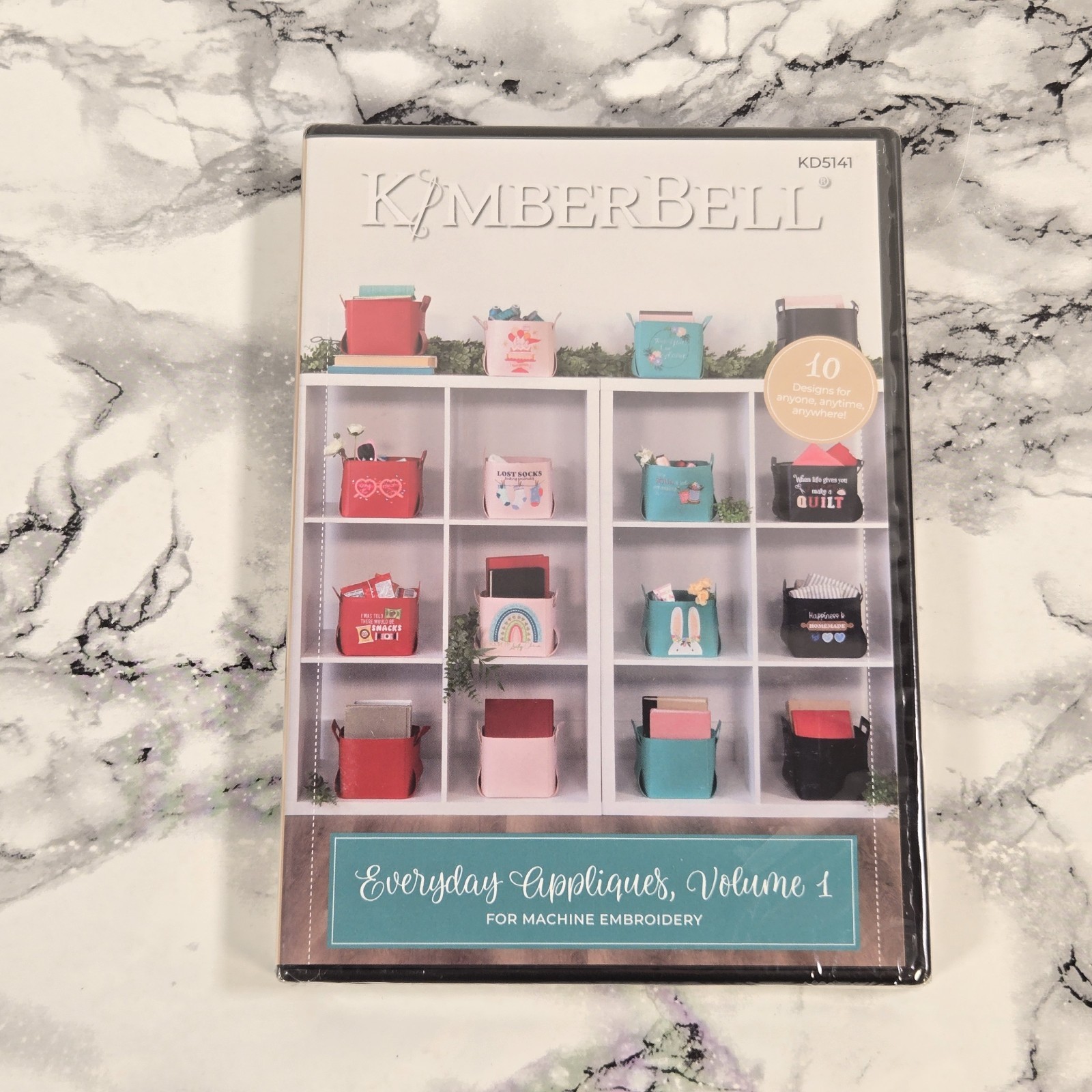NEW KimberBell Everyday Appliques Volume 1 (One) For Machine Embroidery (KD5141) NEW KimberBell Everyday Appliques Volume 1 (One) For Machine Embroidery (KD5141)