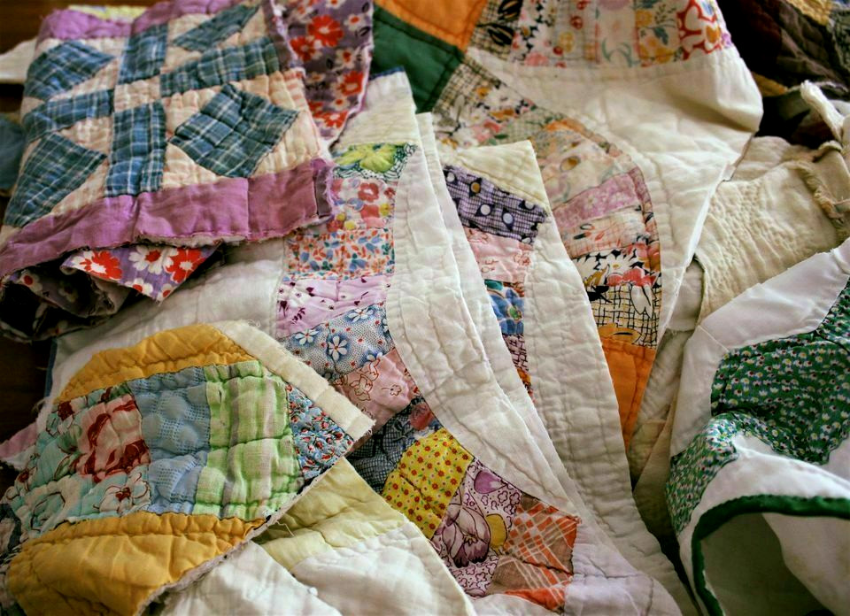 Vintage Cutter Quilt Pcs Junk Journal Slow Stitch Ephemera Grab Bag Half Pound Vintage Cutter Quilt Pcs Junk Journal Slow Stitch Ephemera Grab Bag Half Pound