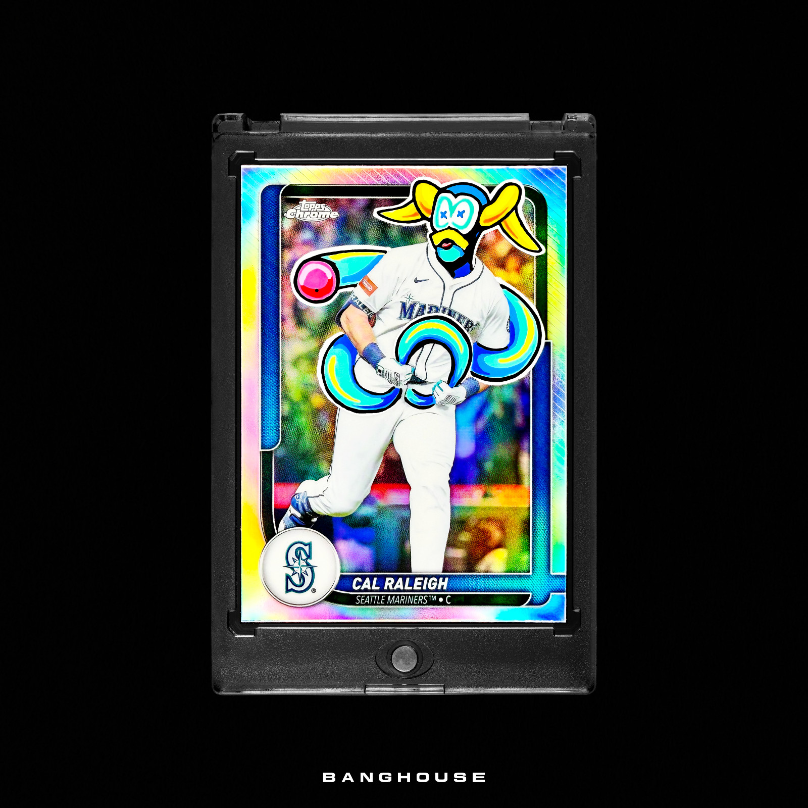 1/1 CAL RALEIGH 🔥 2026 TOPPS CHROME REFRACTOR SSP 🔥 NEW PENINI: ONE OF ONE ART