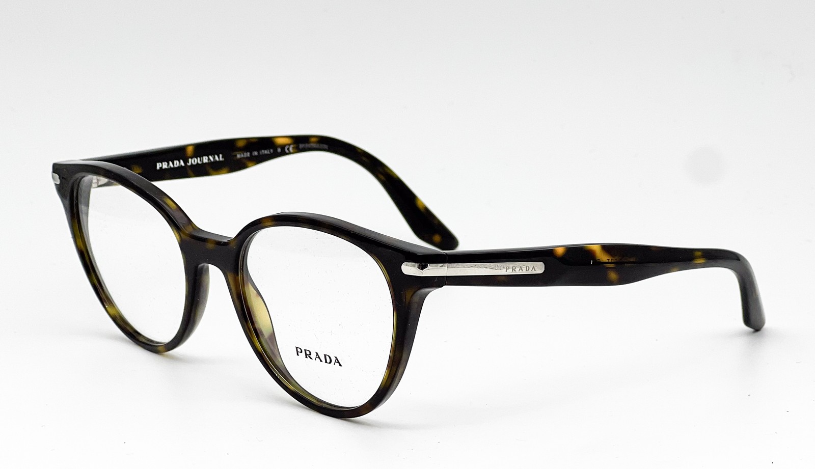 NEW PRADA JOURNAL VPR 07T 2AU-1O1 DARK HAVANA AUTHENTIC EYEGLASSES 50-19