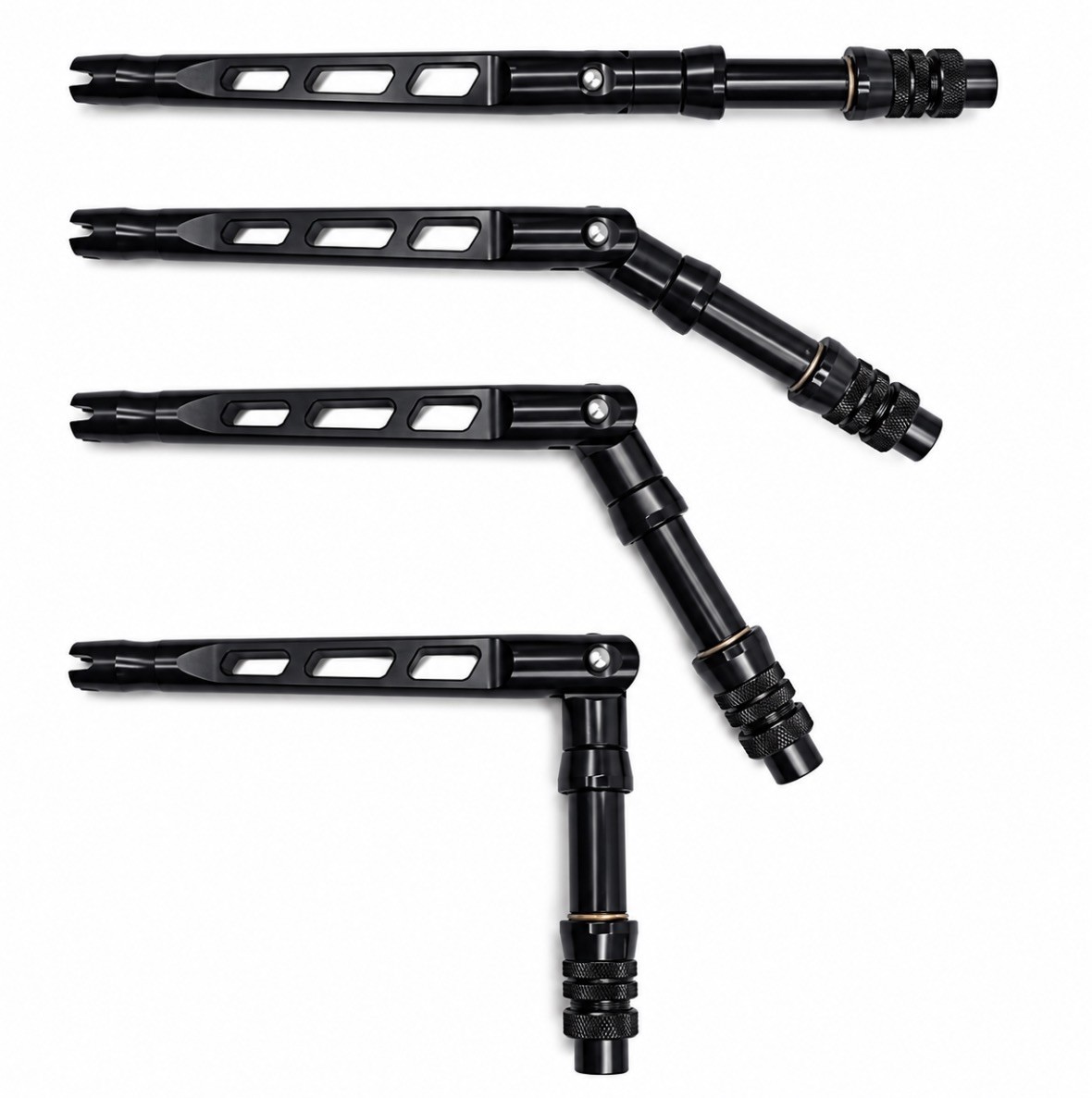 Heavy Duty #2 Adjustable Bent Butt Aluminum Big Game Trolling Rod Butt