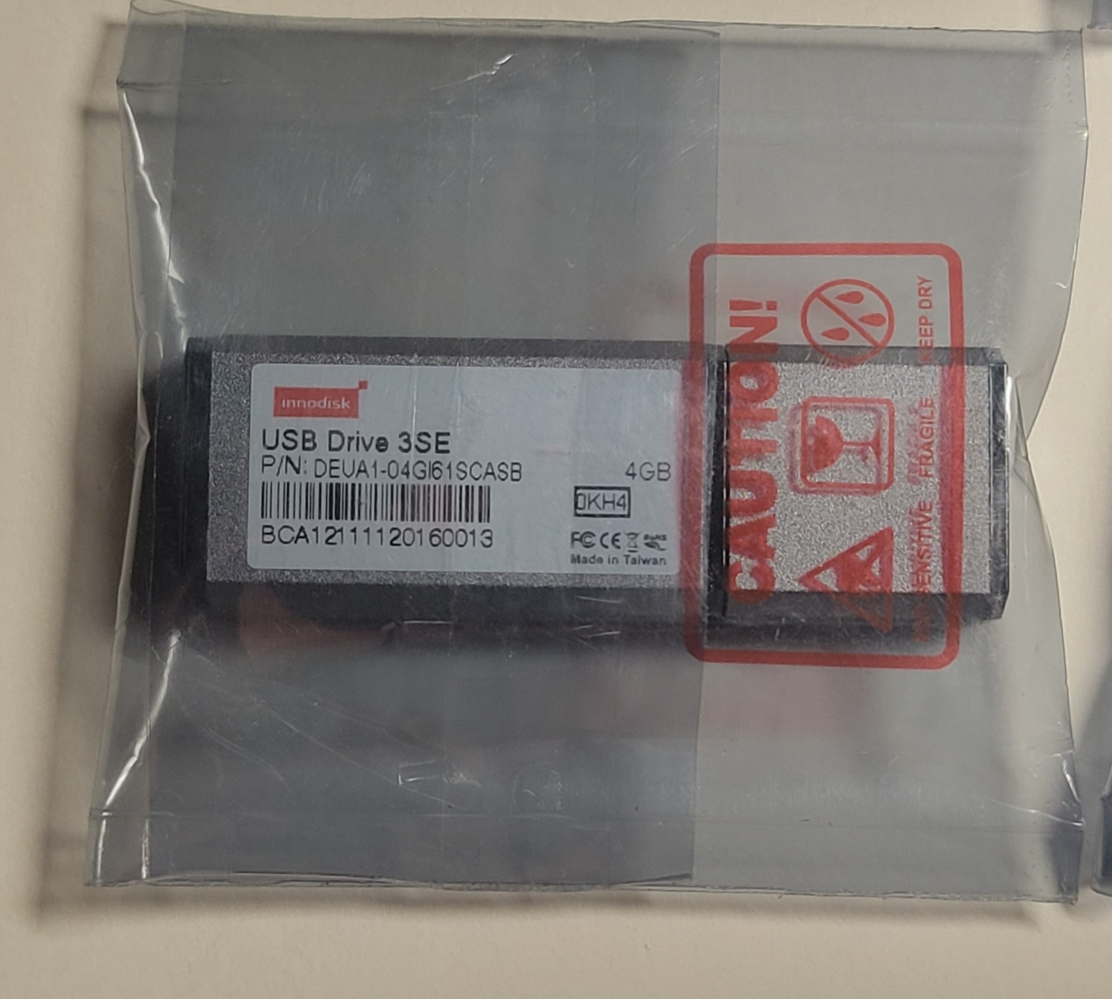 Innodisk Industrial 3SE 4GB USB Drive (Operating temp 0°C ~ +70°C)