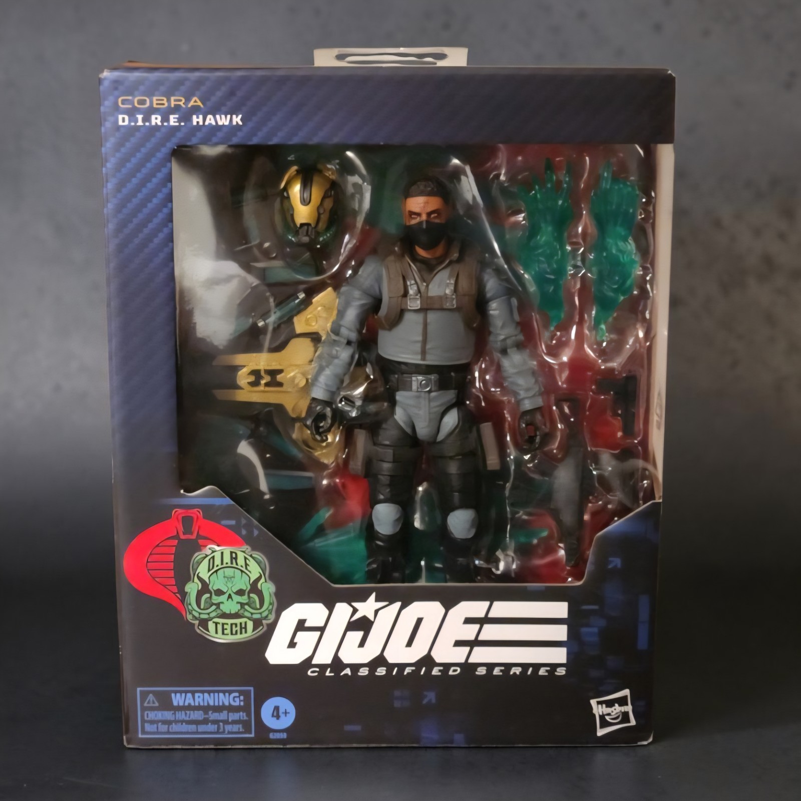 NEW UnReleased  HASBRO G.I. Joe classified Cobra D.I.R.E. Hawk Walmart