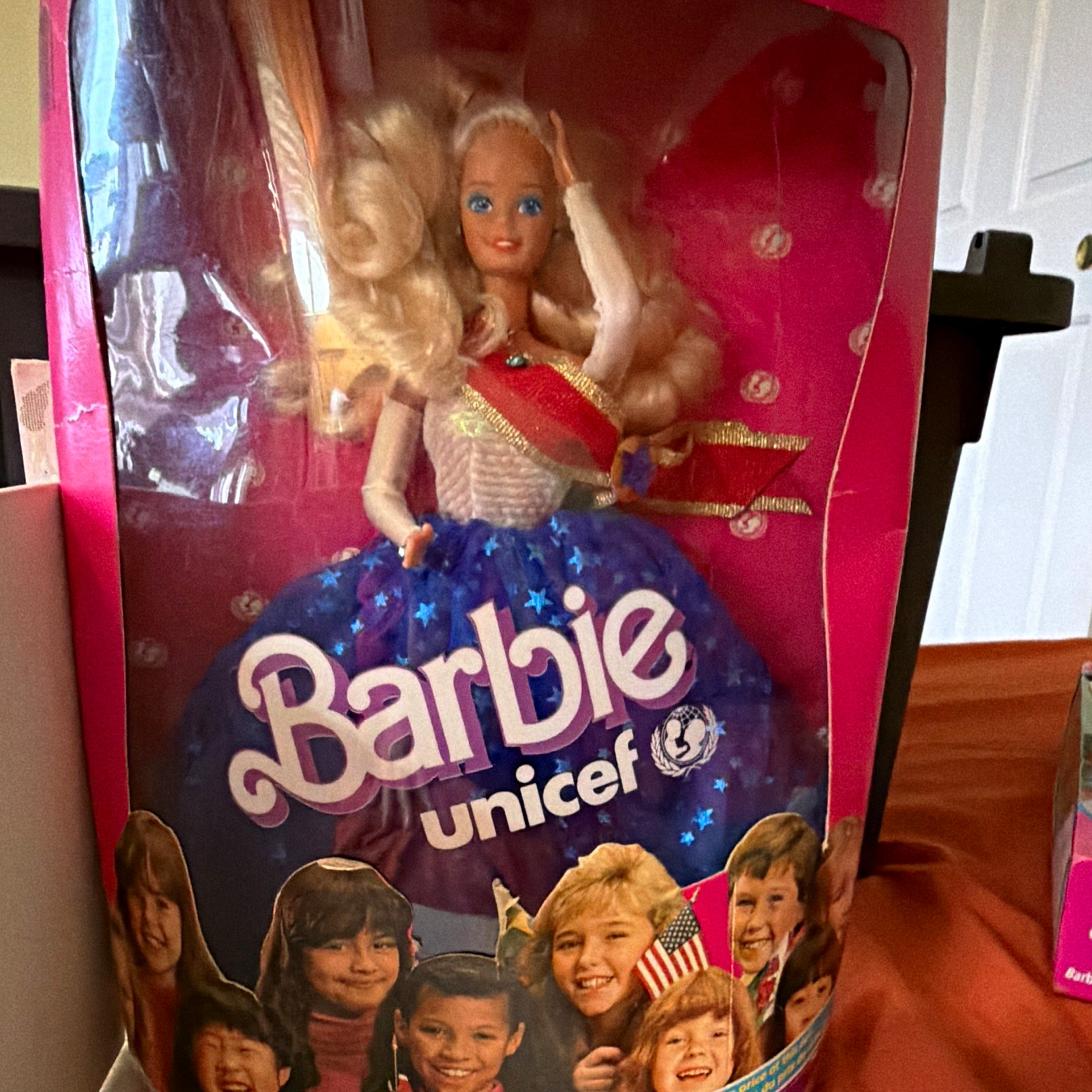 Mattel Barbie UNICEF Special Edition Blonde Curly Hair Blue Eyes 12in MPN 01920 Mattel Barbie UNICEF Special Edition Blonde Curly Hair Blue Eyes 12in MPN 01920