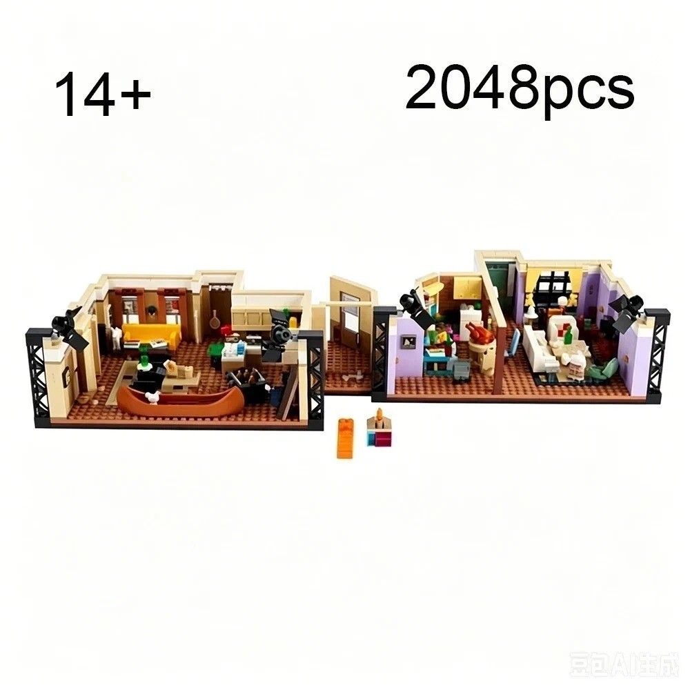 NEW DIY Friends Apartments 10292 PCS 2048 Complete Building Blocks Toy Set Gift
