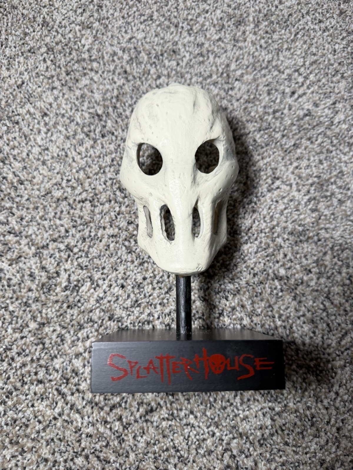 SPLATTERHOUSE LIMITED EDITION TERROR MASK BUST STATUE BY NAMCO - MINT IN BOX SPLATTERHOUSE LIMITED EDITION TERROR MASK BUST STATUE BY NAMCO - MINT IN BOX