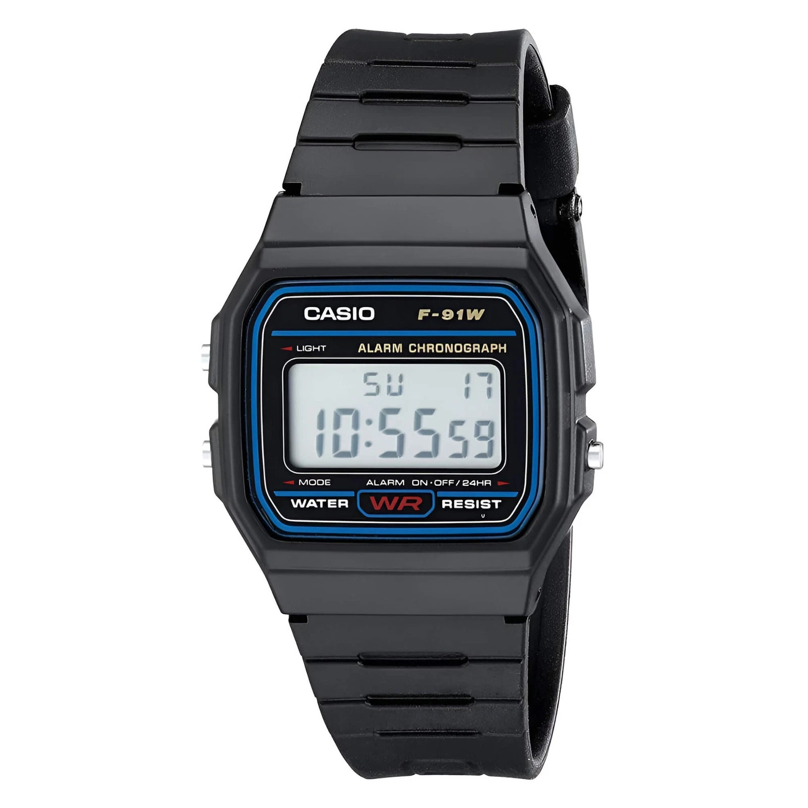 Casio Men\'s Watch Classic Alarm Chrono Digital Dial Black Resin Strap F91W-1 Casio Men\'s Watch Classic Alarm Chrono Digital Dial Black Resin Strap F91W-1