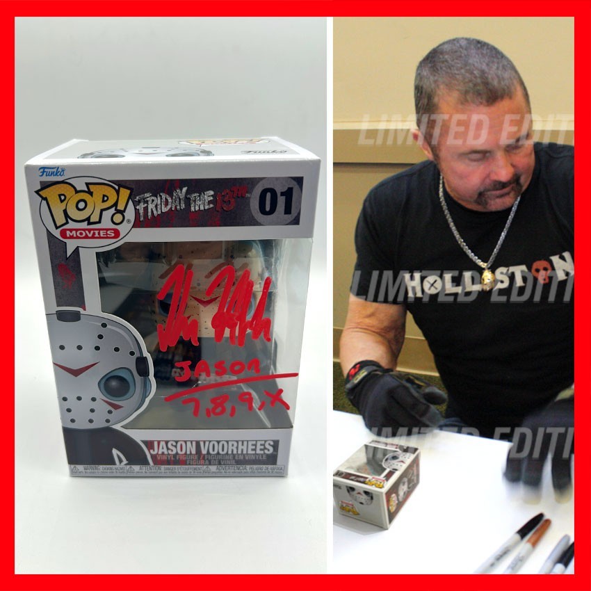 KANE HODDER SIGNED Jason Voorhees Friday The 13th Funko POP - with COA & PICTURE