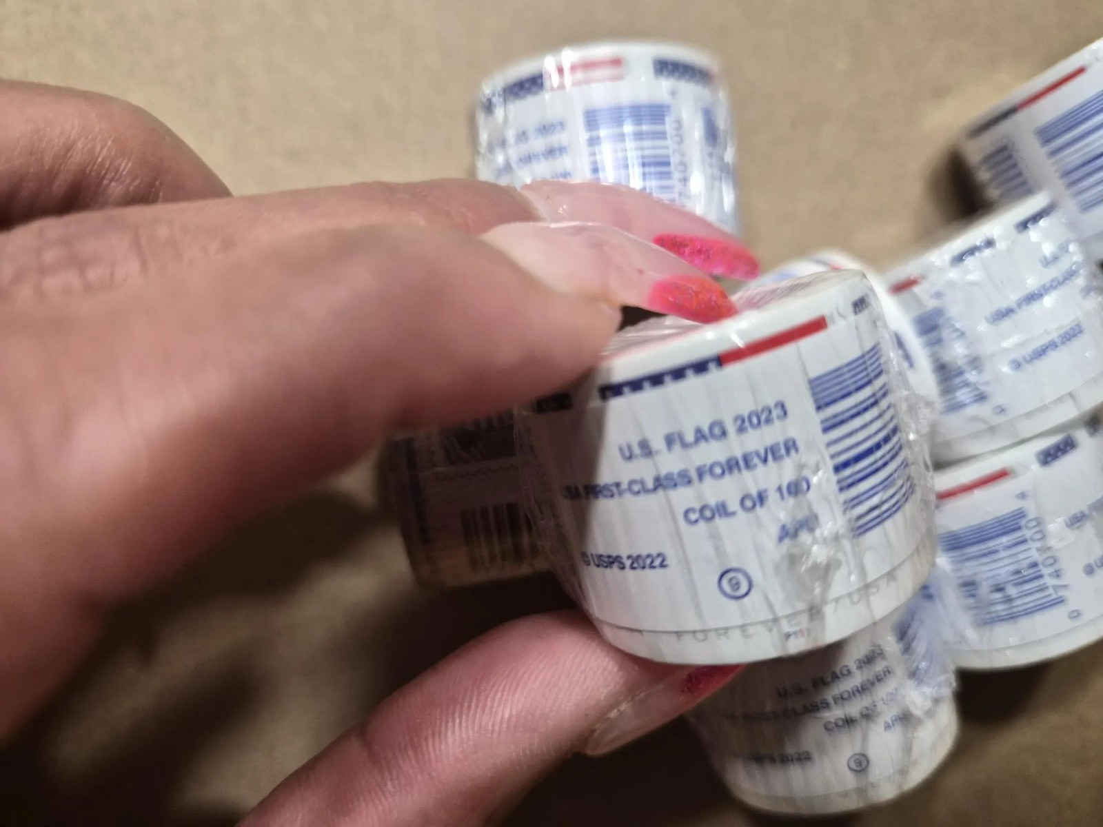 Unused 100 stamps One roll of Forever Stamps 2023