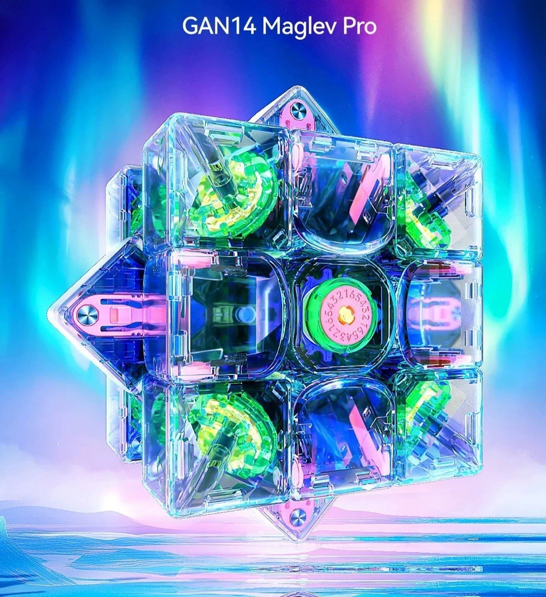 GAN 14 Maglev Pro AURORA 3X3 (LIMITED EDITION) Cube NEW SEALED (Stand Included) GAN 14 Maglev Pro AURORA 3X3 (LIMITED EDITION) Cube NEW SEALED (Stand Included)