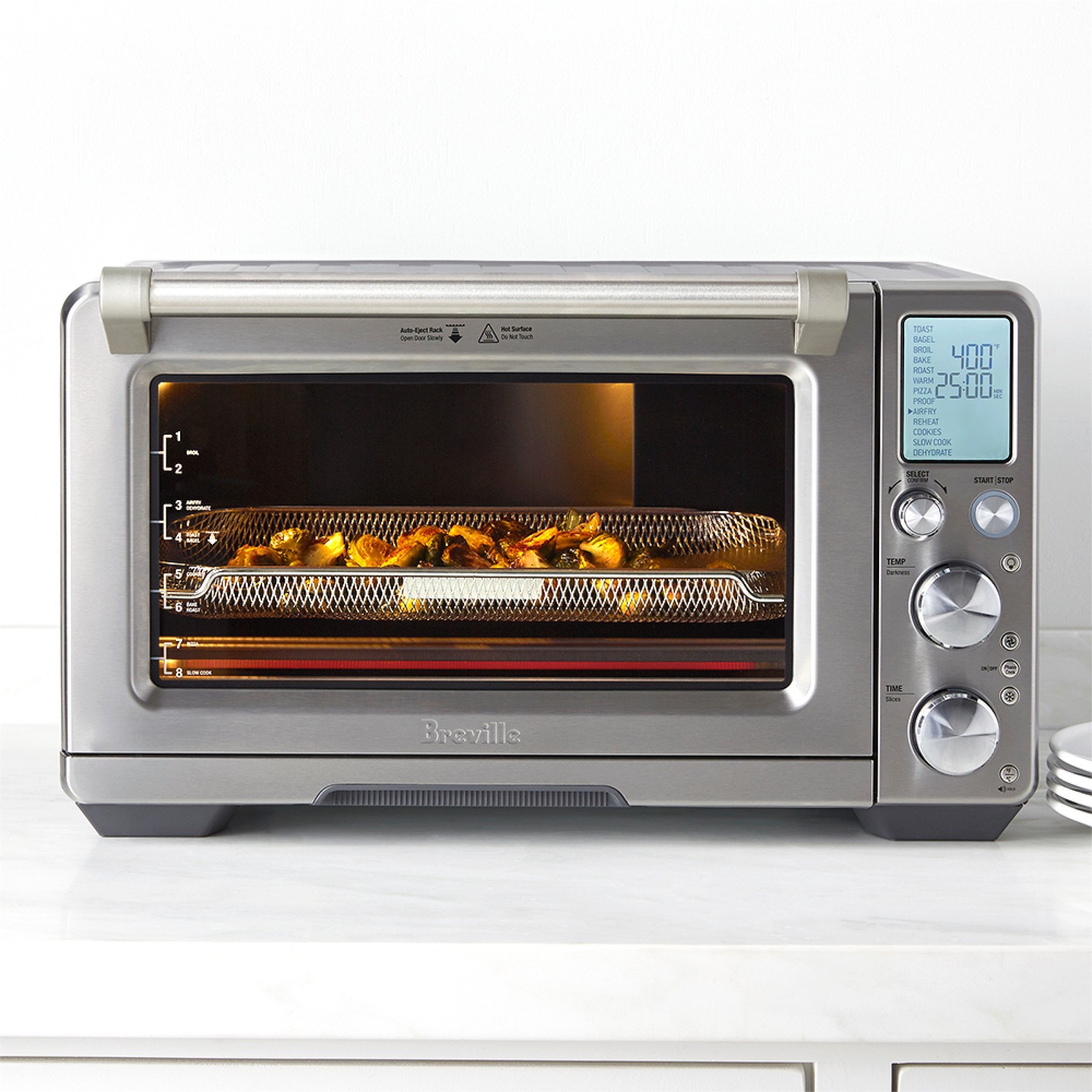 Breville Smart Oven Air Fryer Pro, Multicolor, BOV900BSS +100% Authentic Breville Smart Oven Air Fryer Pro, Multicolor, BOV900BSS +100% Authentic