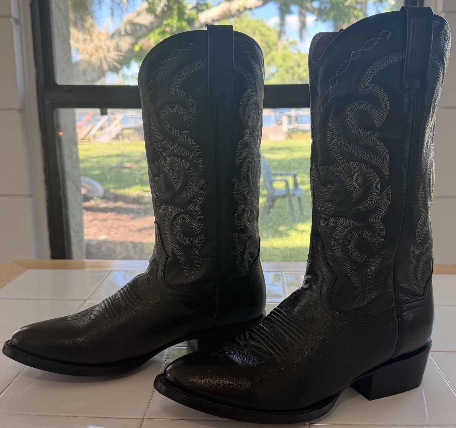 Dan Post Milwaukee Men\'s Western Black Hand Crafted Cowboy Boot 8.5 Dan Post Milwaukee Men\'s Western Black Hand Crafted Cowboy Boot 8.5
