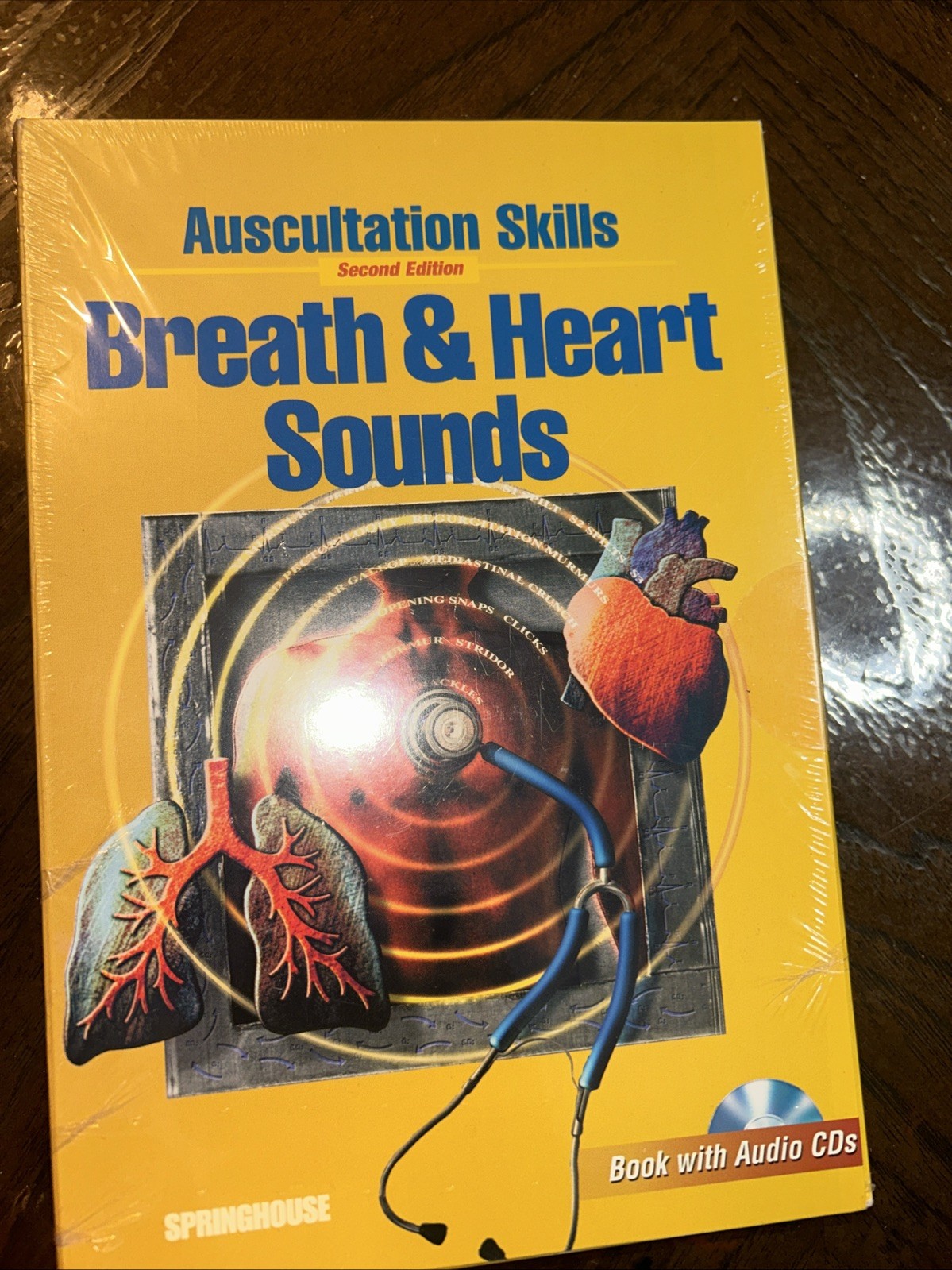 AUSCULTATION SKILLS: BREATH & HEART SOUNDS (BOOK WITH 2 By Springhouse **NEW** AUSCULTATION SKILLS: BREATH & HEART SOUNDS (BOOK WITH 2 By Springhouse **NEW**