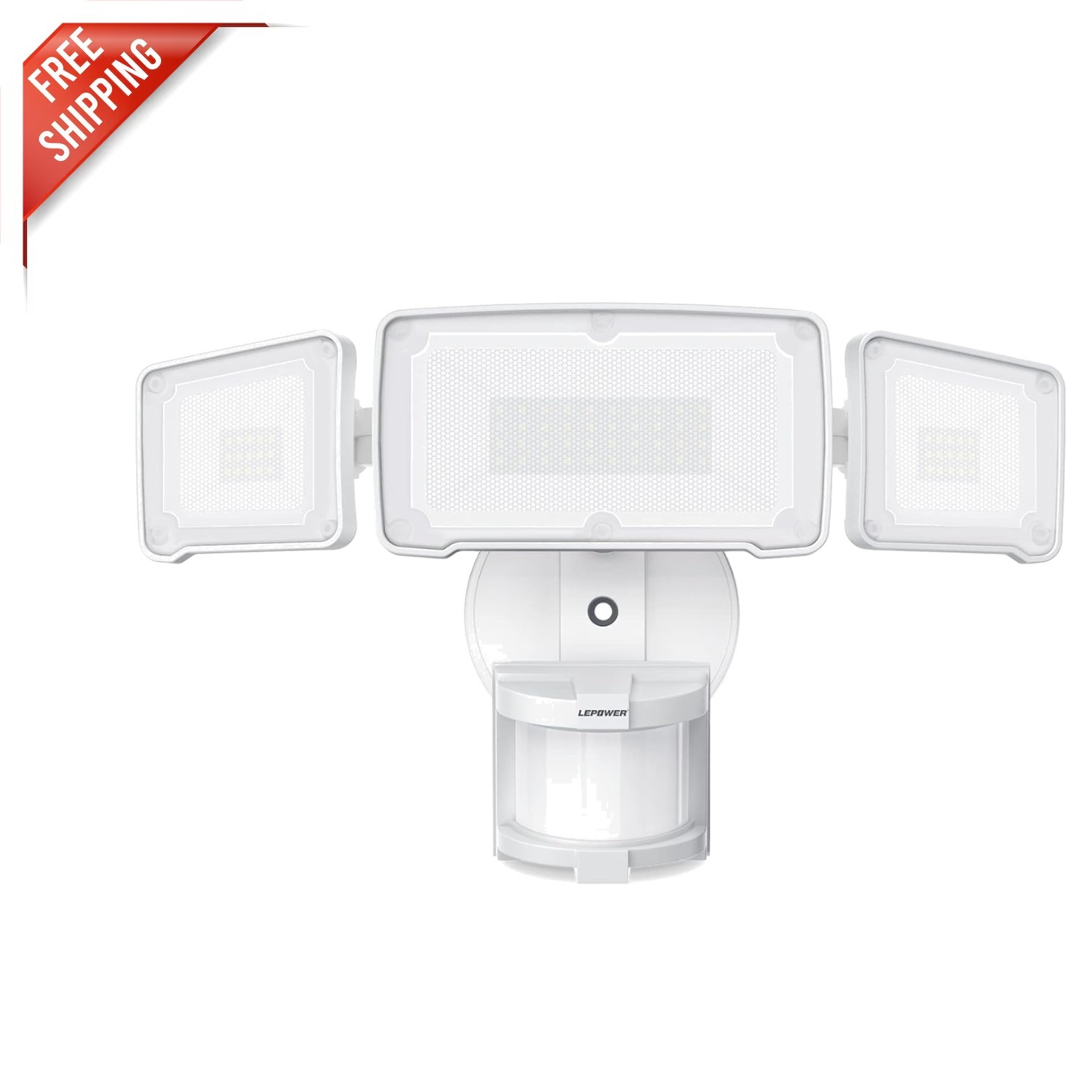 Elegant White LED Flood Light with Adjustable Angles & Long-lasting Durability