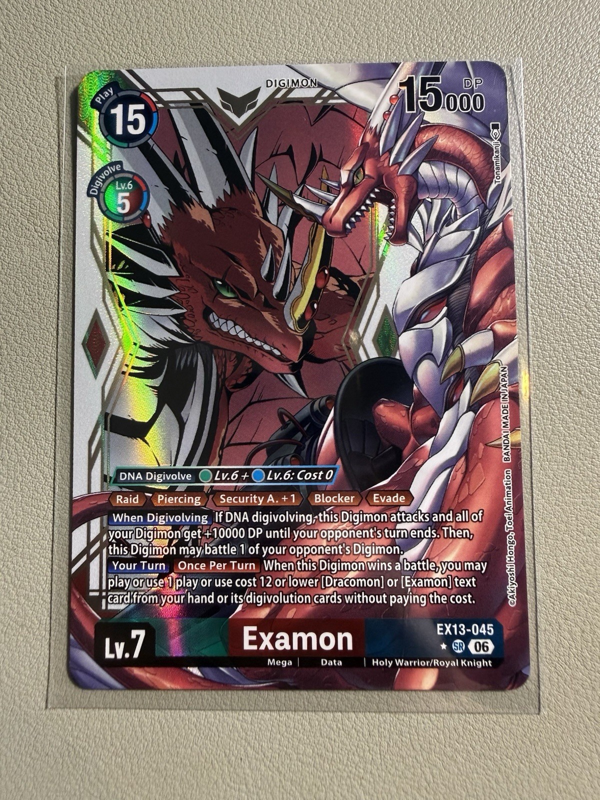 Examon EX13-045 SR - Alt Art - EX13 Chivalrous XIII - Digimon TCG Examon EX13-045 SR - Alt Art - EX13 Chivalrous XIII - Digimon TCG