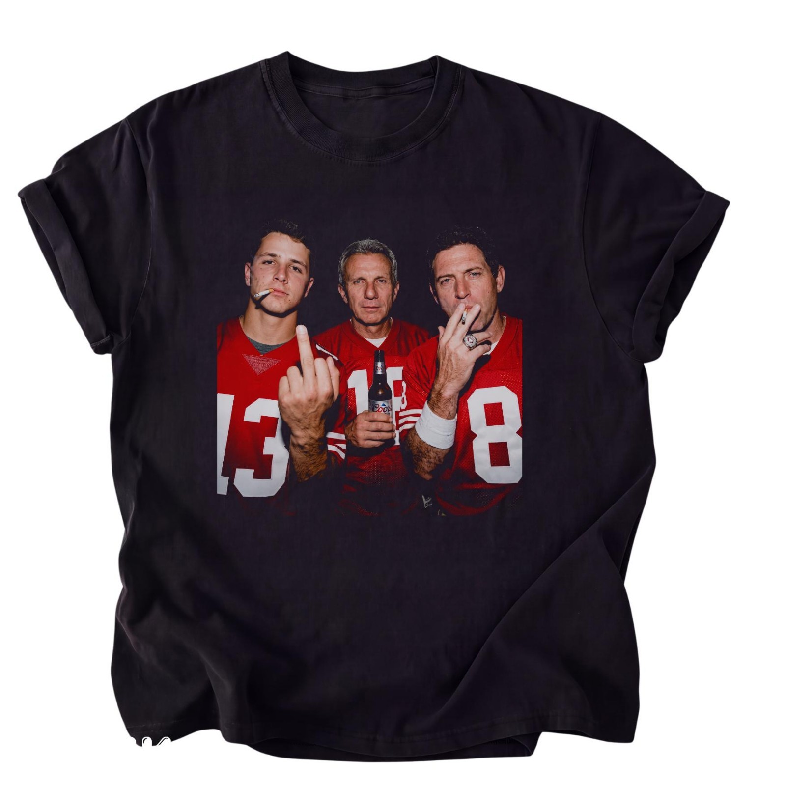 San Francisco Football Shirt Brock Purdy Joe Montana Dwight Clark Vintage Tee