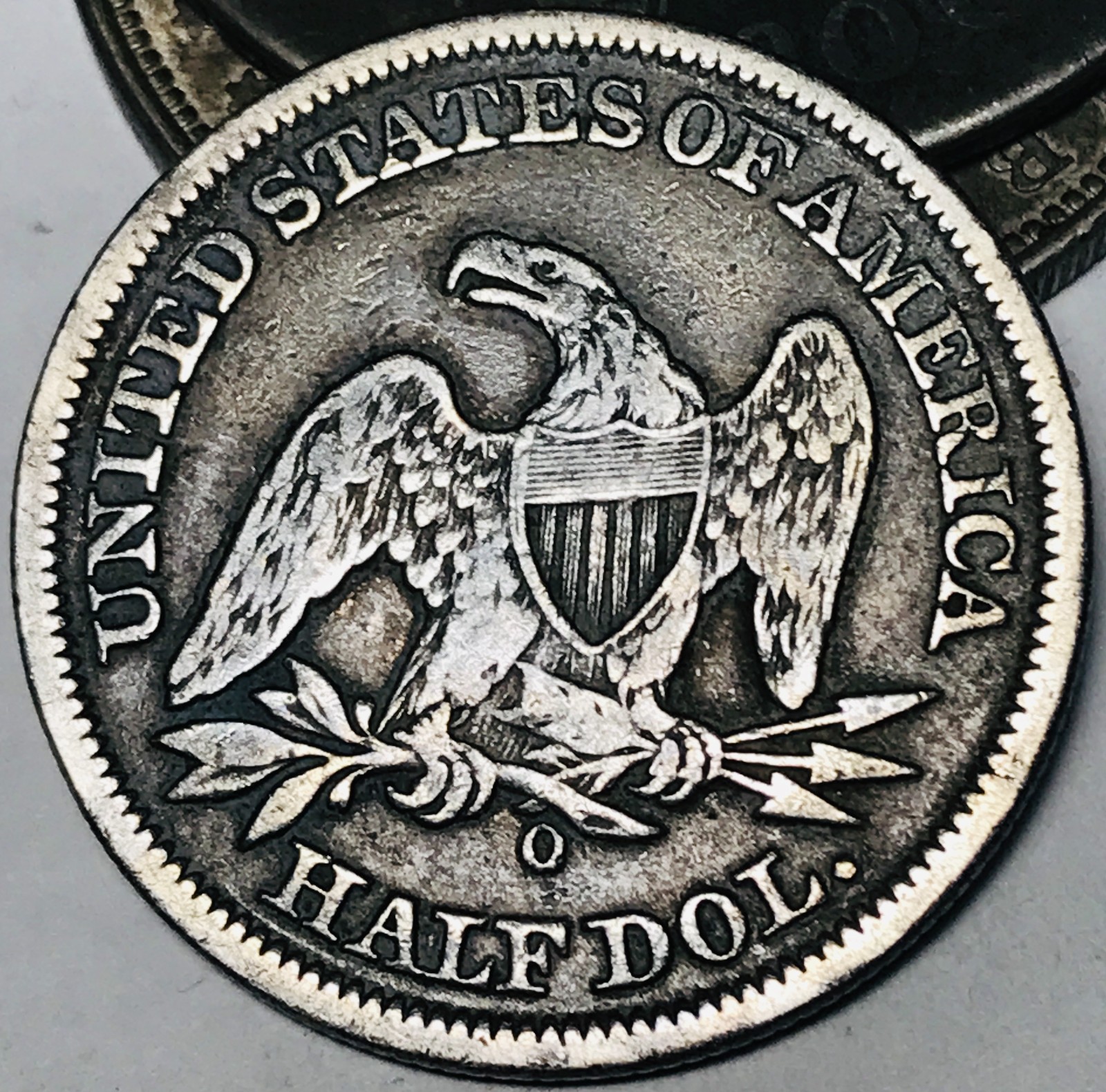 1855 O Seated Liberty Half Dollar 50C Arrows Ungraded Silver US Coin CC31120