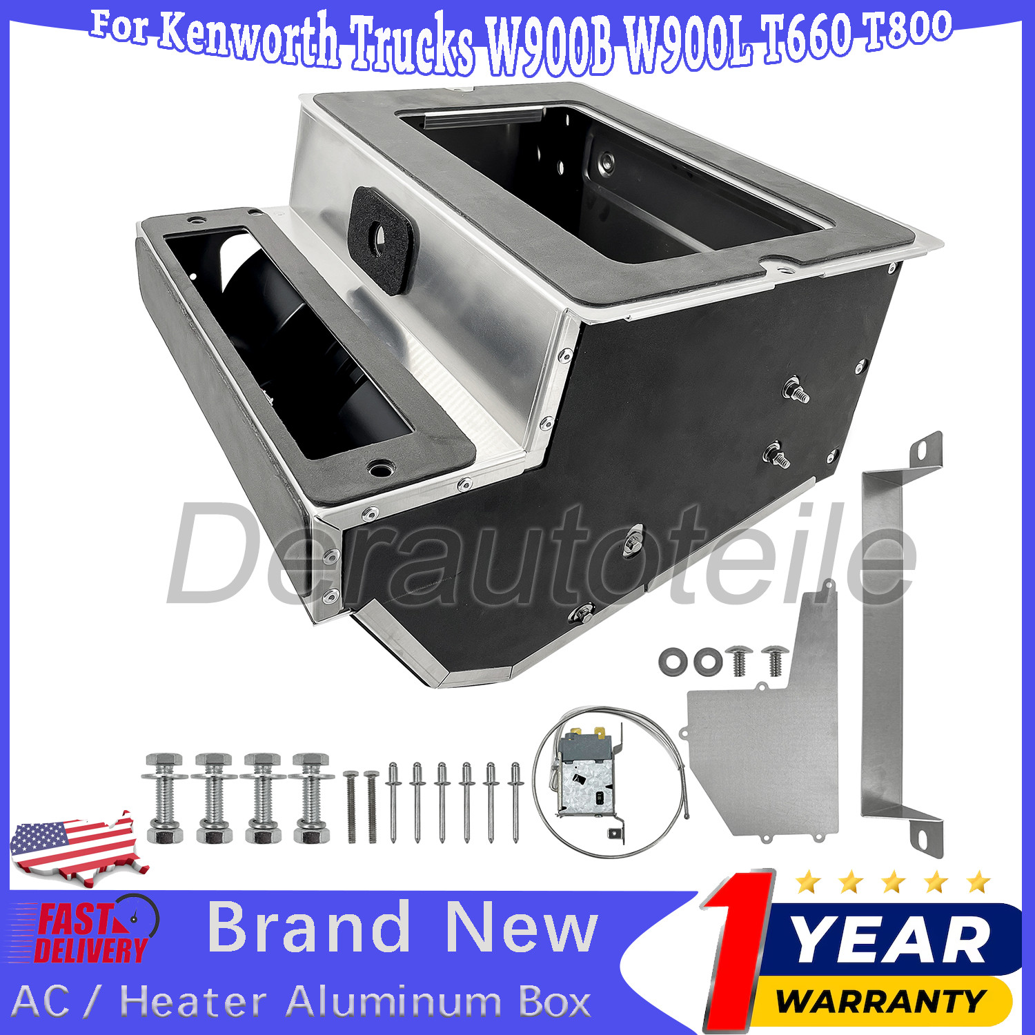 AC Heater Box w/Blower Motor Fit Kenworth W900/W900L W900B T600/T660 T800 Series