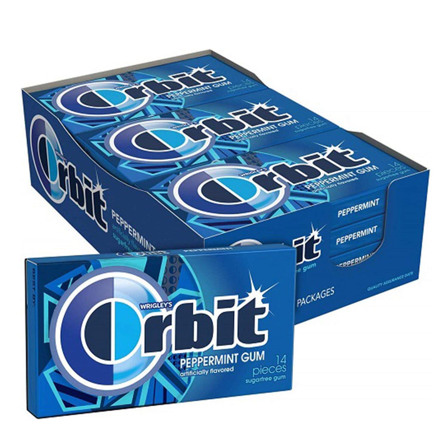 Orbit Peppermint Sugarfree Gum, 14 count (Pack of 12) Orbit Peppermint Sugarfree Gum, 14 count (Pack of 12)