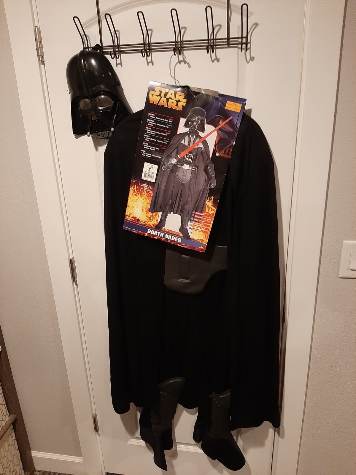 Star Wars Darth Vader Large Kids Halloween Costume Toys R Us Vintage Star Wars Darth Vader Large Kids Halloween Costume Toys R Us Vintage