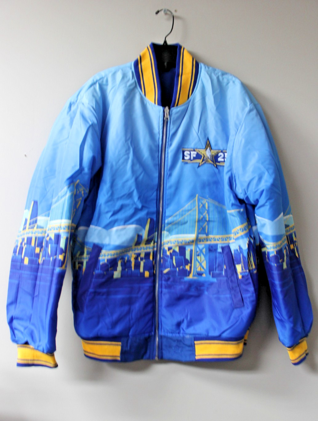 New Reversible NBA 2025 All-Stars Golden State Warriors midweight jacket men 3XL