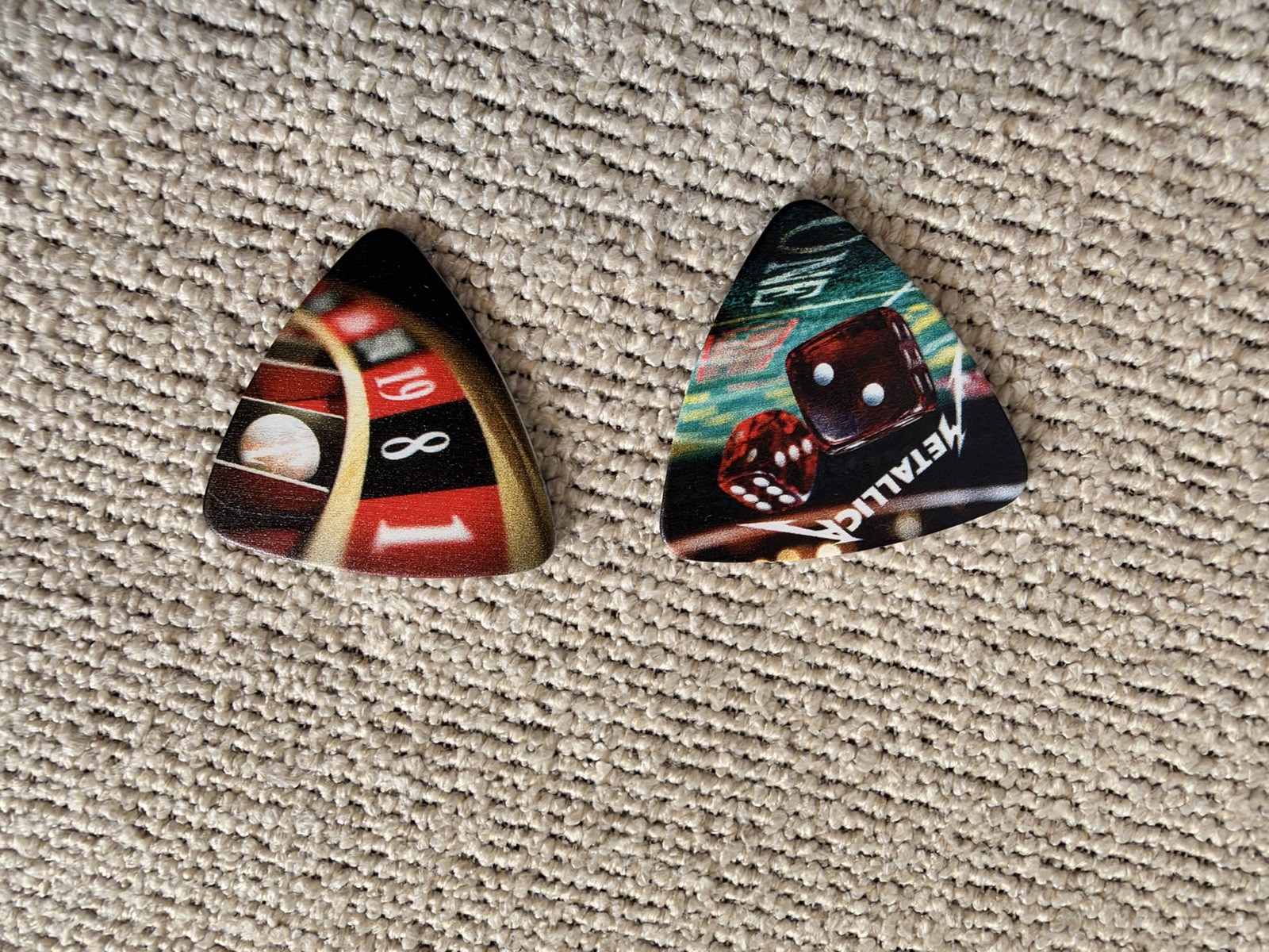 Metallica Bass Pick Las Vegas DICE Sphere RARE Limited Edition Collectible Metallica Bass Pick Las Vegas DICE Sphere RARE Limited Edition Collectible