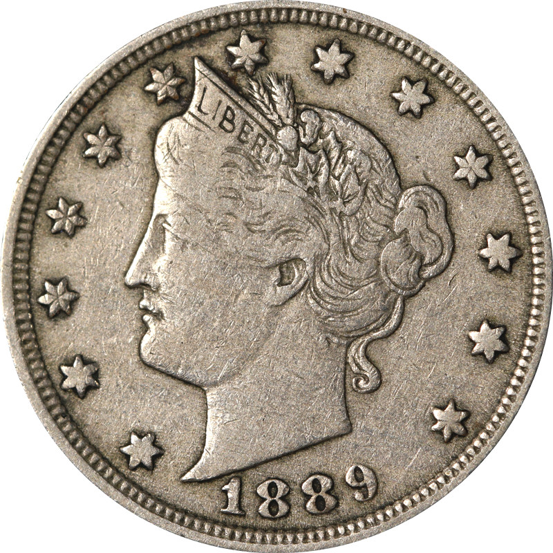 1889 Liberty V Nickel