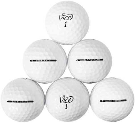 Vice Mix Used Golf Balls - 4 Dozen + 1 Free Dozen Mint Quality Vice Mix Used Golf Balls - 4 Dozen + 1 Free Dozen Mint Quality