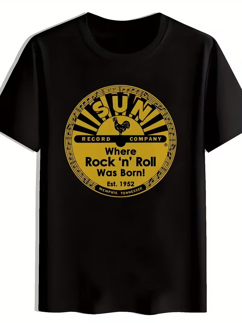 Men\'S Vintage Sun Records T-Shirt - \ Men\'S Vintage Sun Records T-Shirt - \