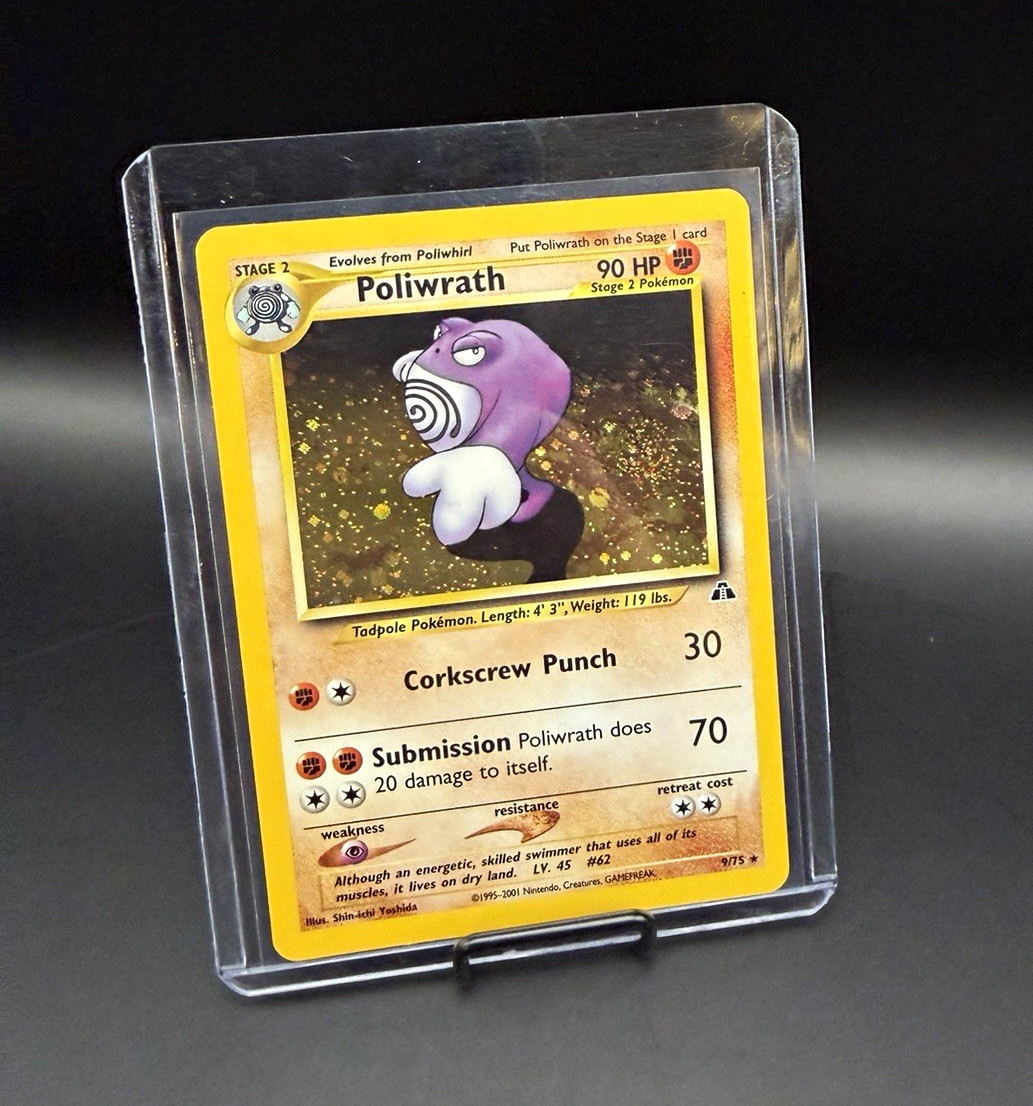 Pokémon TCG Poliwrath 13/102 Base Set Holo Unlimited - Near Mint  - English